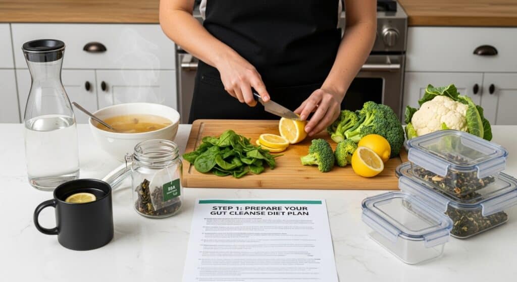 gut cleanse meal prep